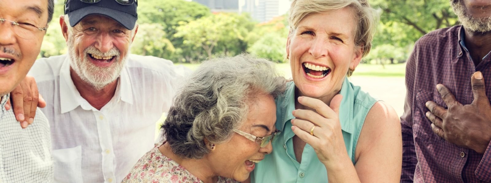Group of Senior Retirement Friends Happiness Concept